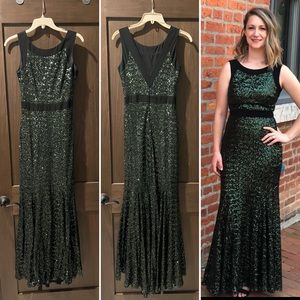 Badgley Mischka Sequins Formal Dress